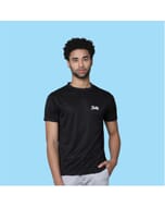Greys&Blues Mobilitee Round Neck T-Shirt- Black